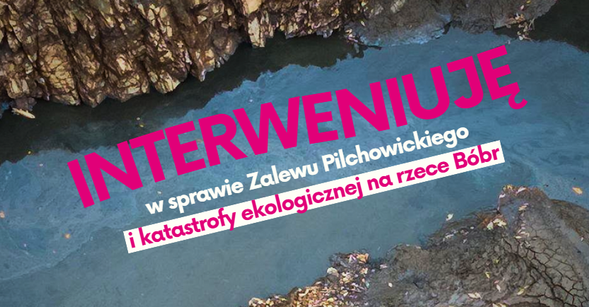 Interwencja ws. Zalewu Pilchowickiego i katastrofy na rzece Bóbr